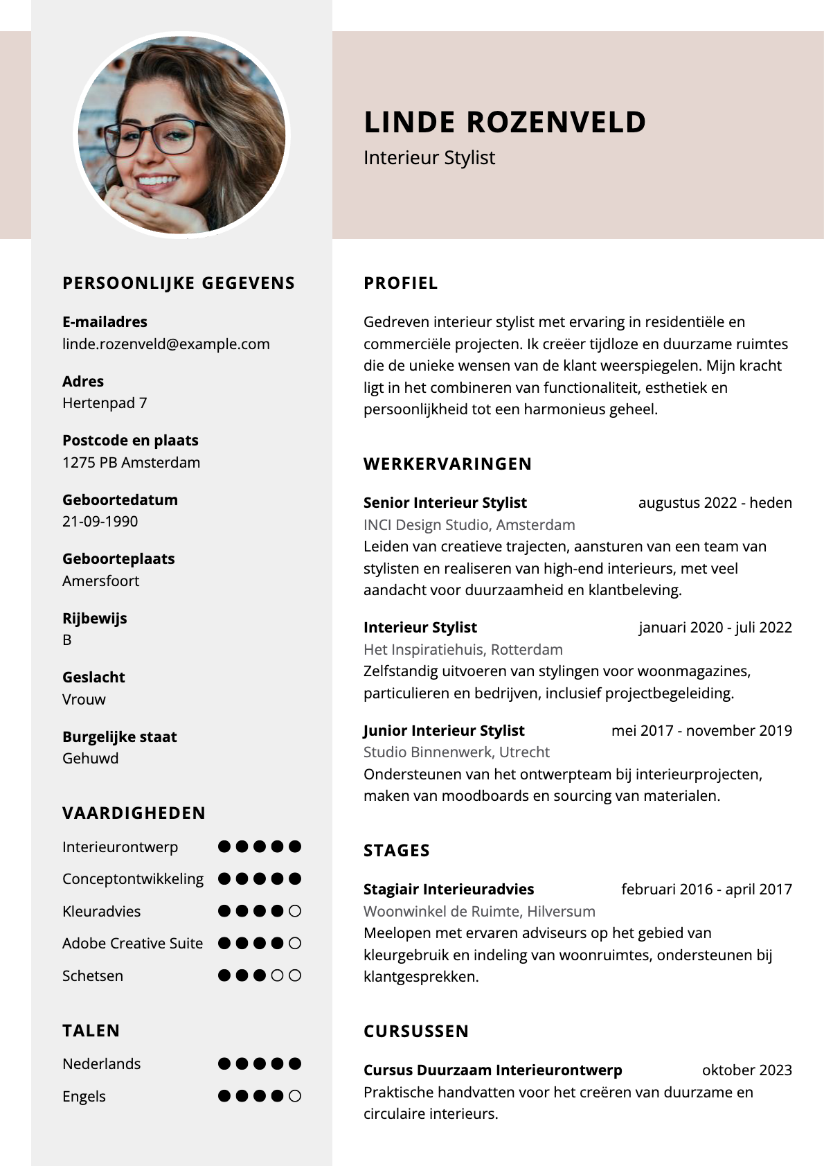 Modern Zandkleur