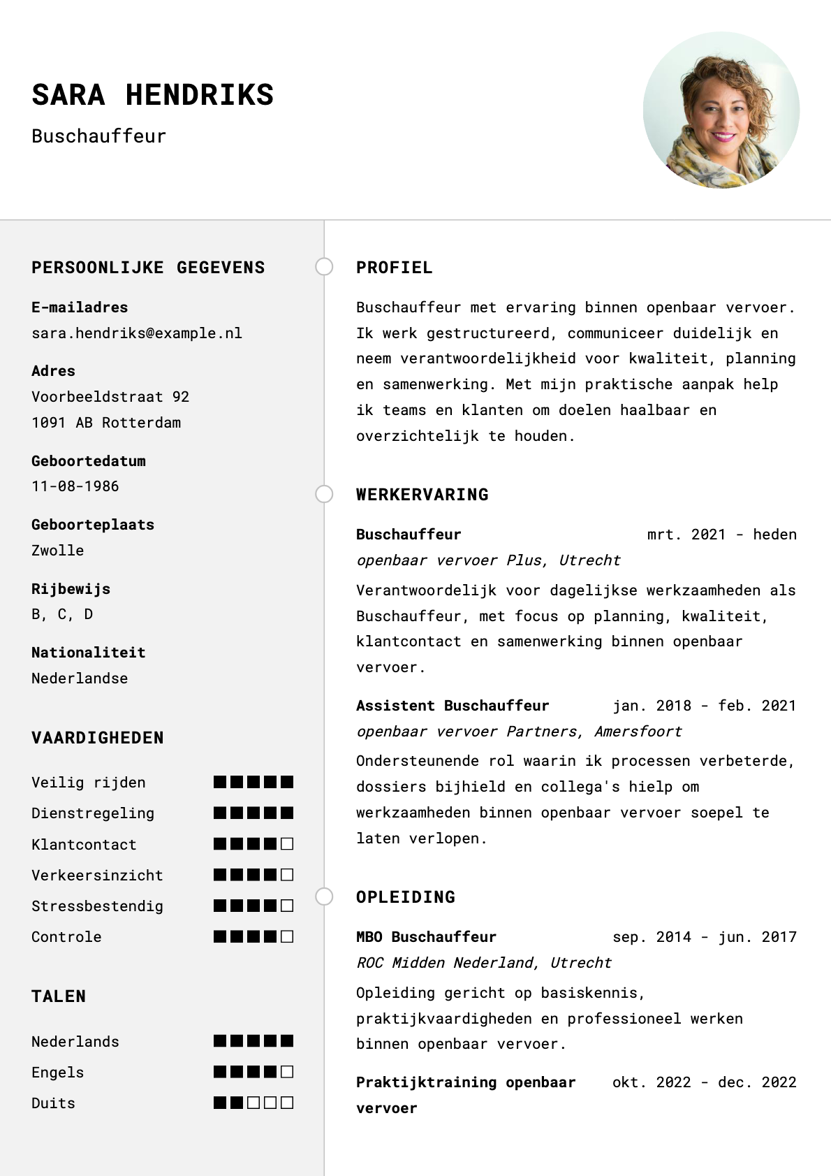 Buschauffeur