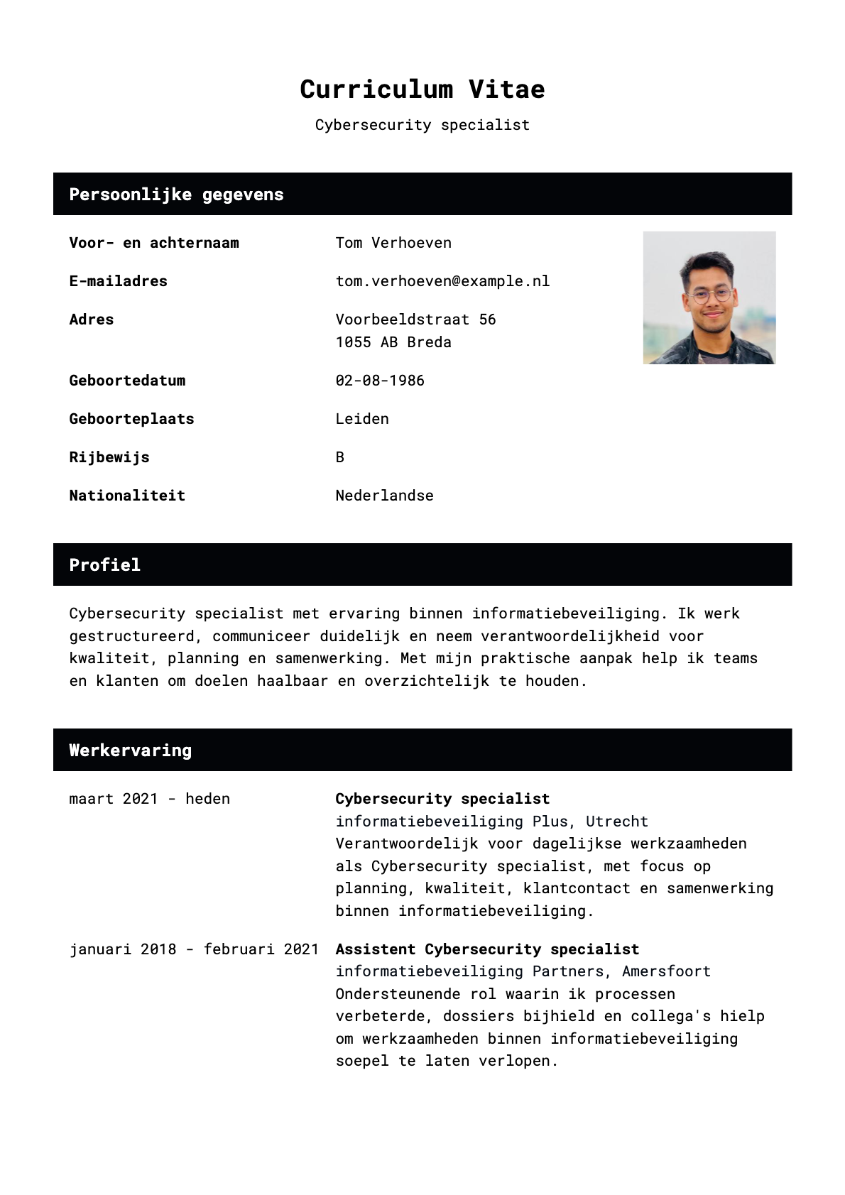 Cybersecurity specialist