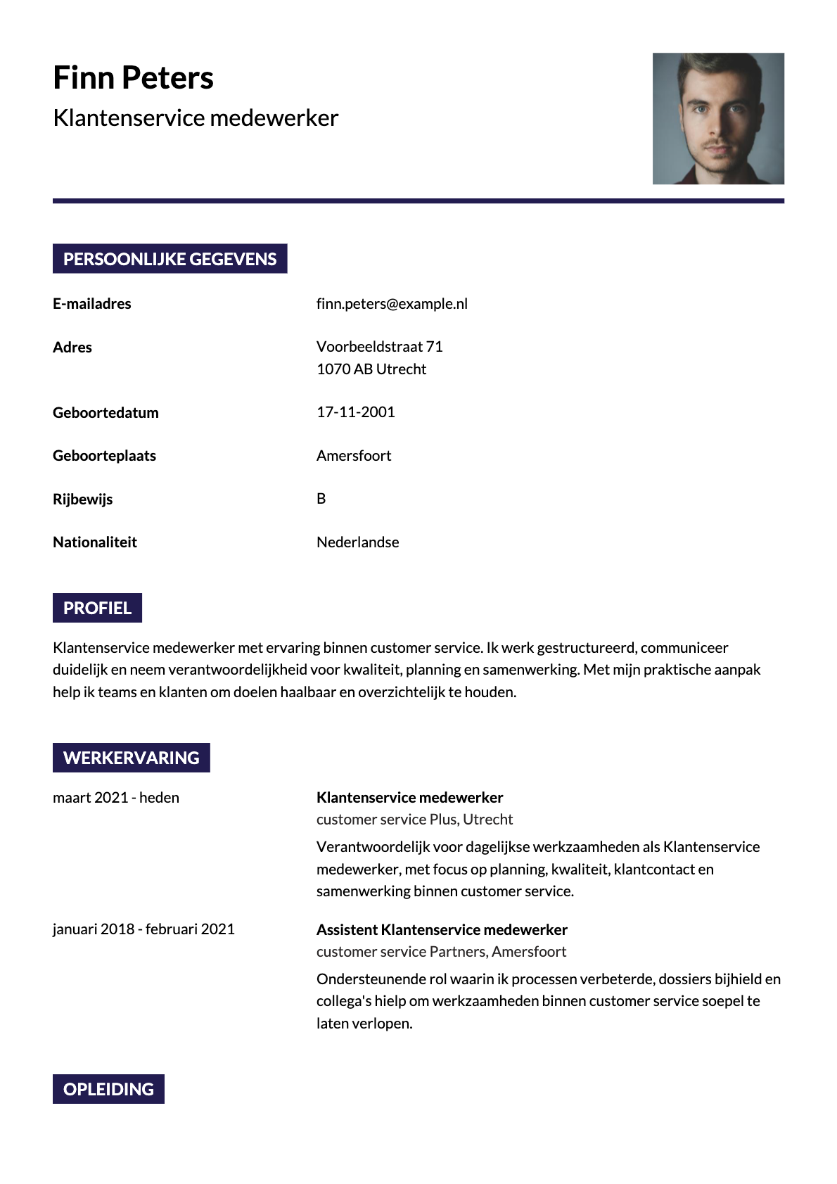 Klantenservice medewerker