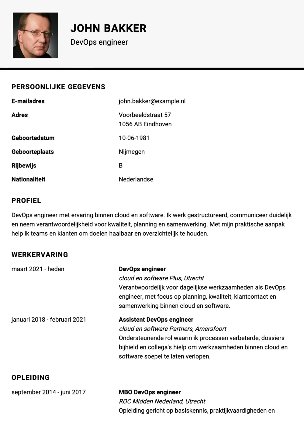 DevOps engineer