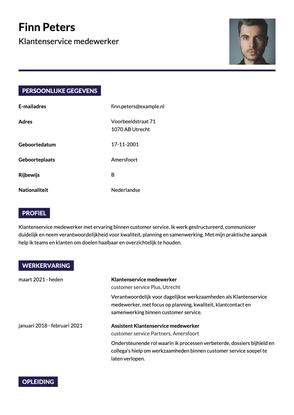 Klantenservice medewerker