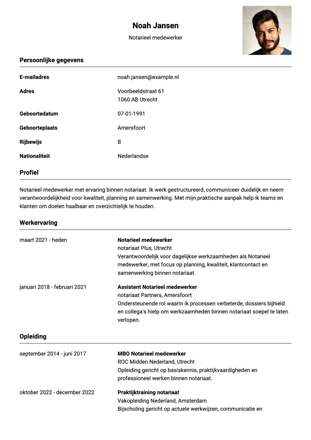 Notarieel medewerker