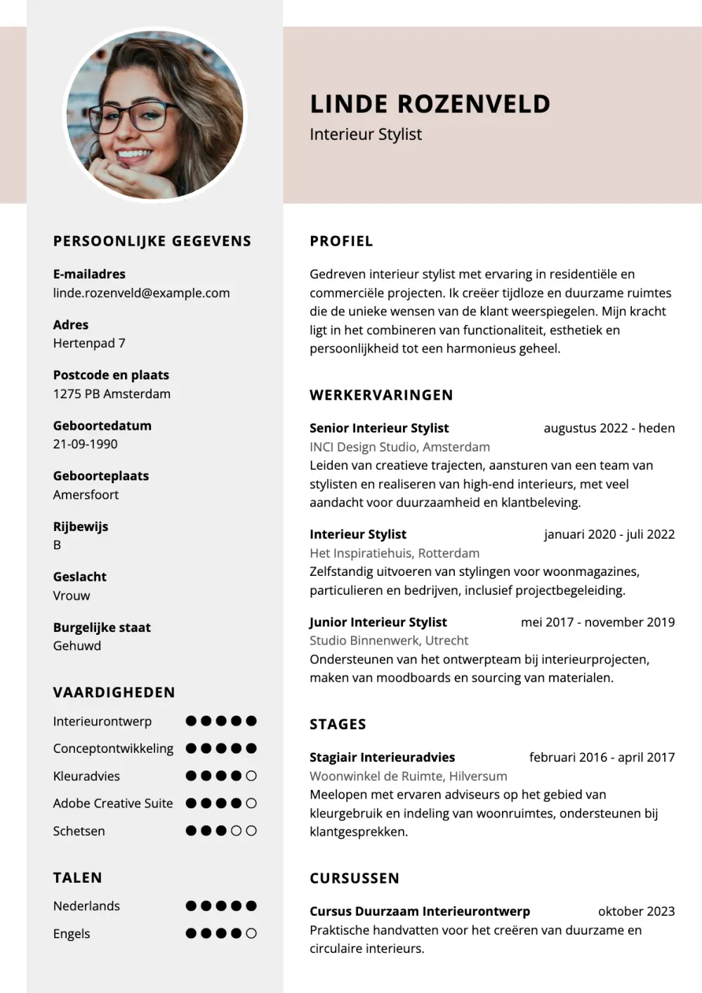 Modern Zandkleur